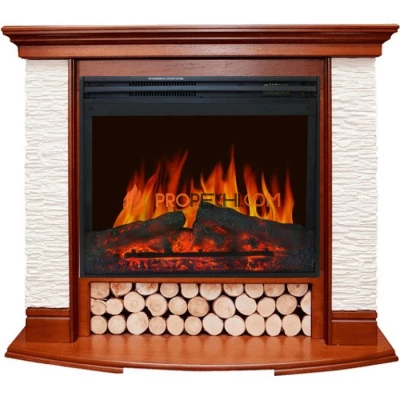 Каминокомплект Royal Flame Country - Орех/Сланец белый с очагом Jupiter FX New