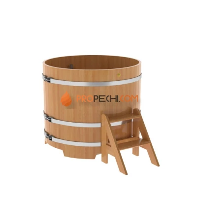 Купель BentWood круглая из натуральной лиственницы d=1,17