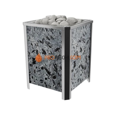 Электрическая печь Инжкомцентр ВВД Премьера М 12 кВт (серпентинит Премиум)