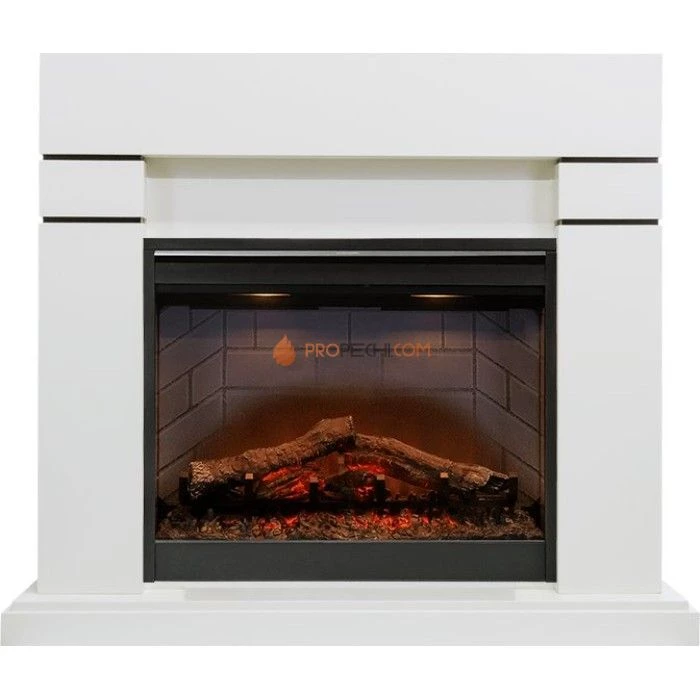 Каминокомплект Dimplex Lindos - Белый (Высота 985мм) с очагом Symphony 26 inch DF2608-INT