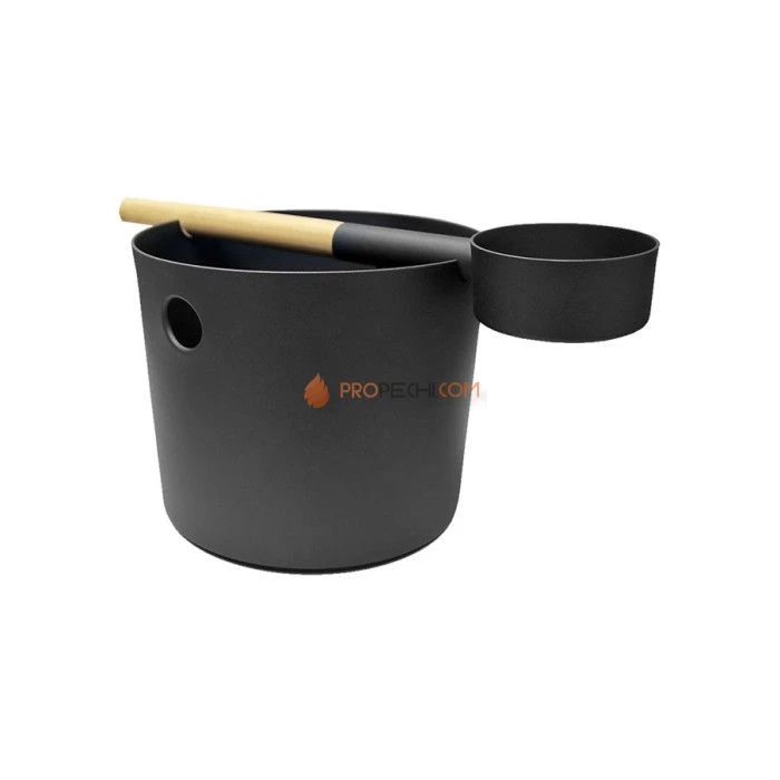 Бадья и черпак KOLO Sauna (черный)