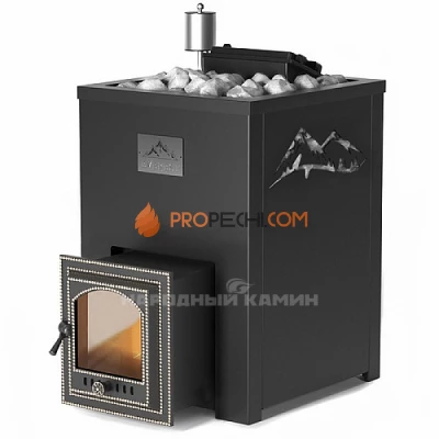 Кожух для банной печи Эверест INOX 15 «ГОРЫ»