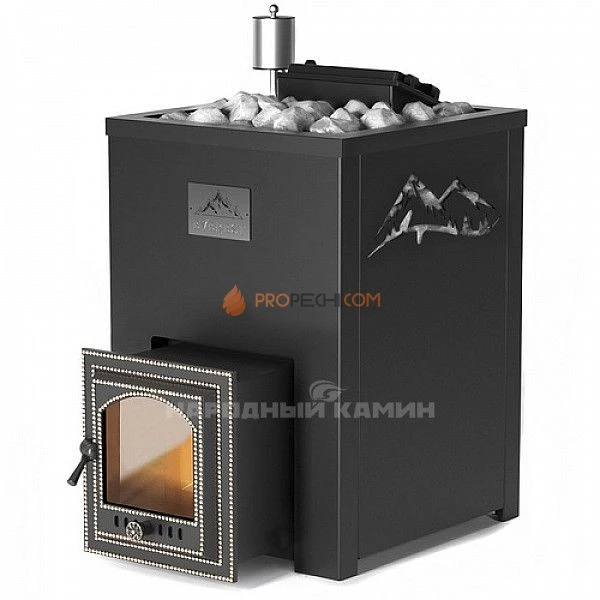 Кожух для банной печи Эверест INOX 15 «ГОРЫ»