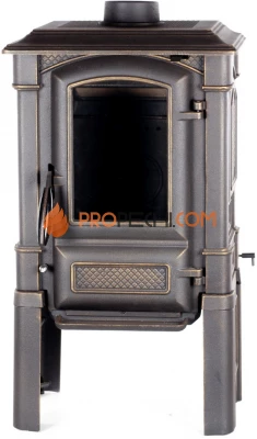 Печь-камин Fireway Bruno II патина бронза