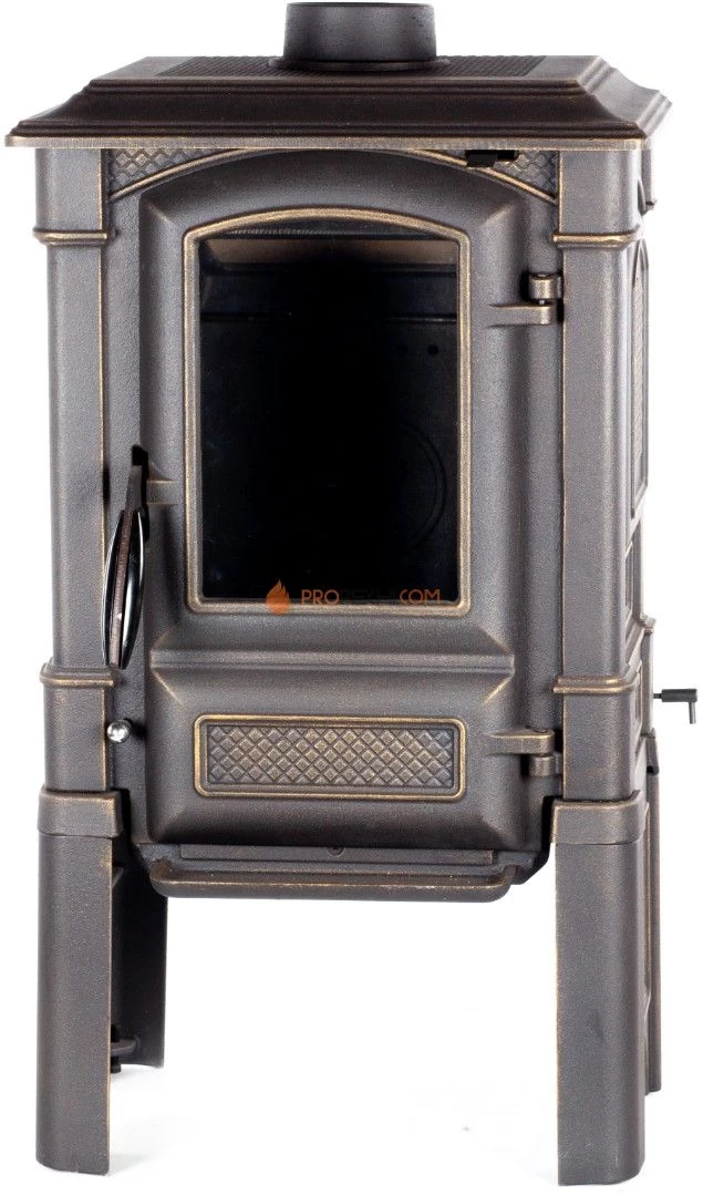 Печь-камин Fireway Bruno II патина бронза