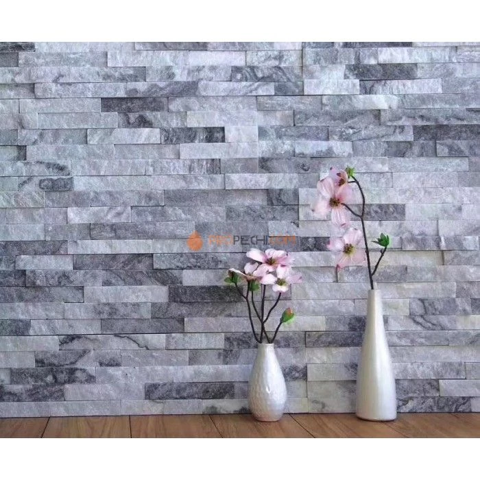 Панель Неоклассик бело-серый (600х150мм) упак. (6шт/0,54м2)