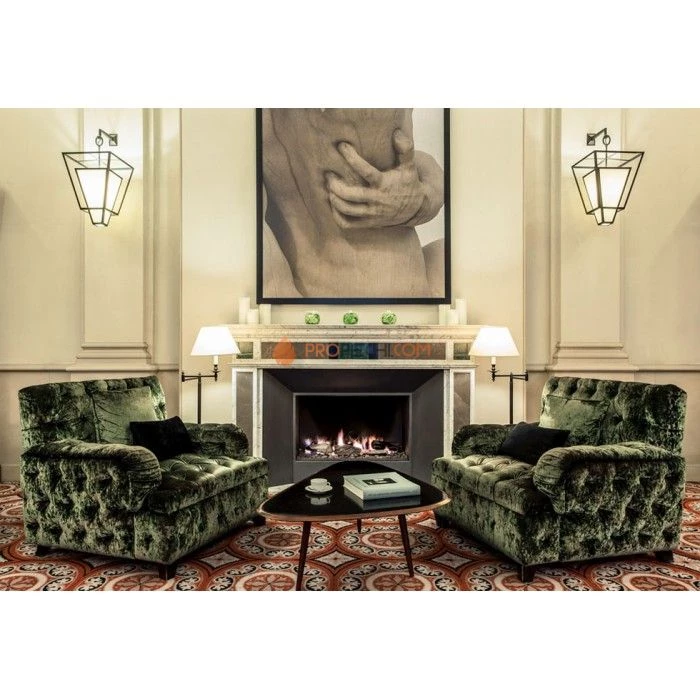 Газовая топка Vero Design Gala Квадратная (600x600 мм) D130/200 мм, горелка VLK burner