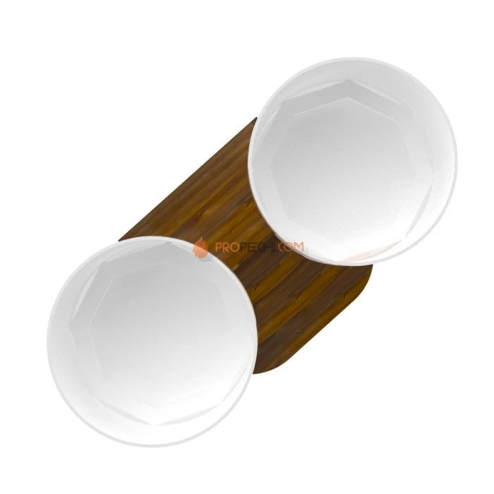 Подиум BentWood на 2 купели D 2,1 Рустик мореный