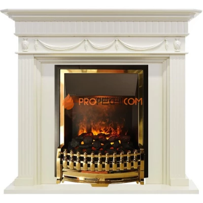 Каминокомплект Dimplex Corfu - Слоновая кость с очагом Atherton