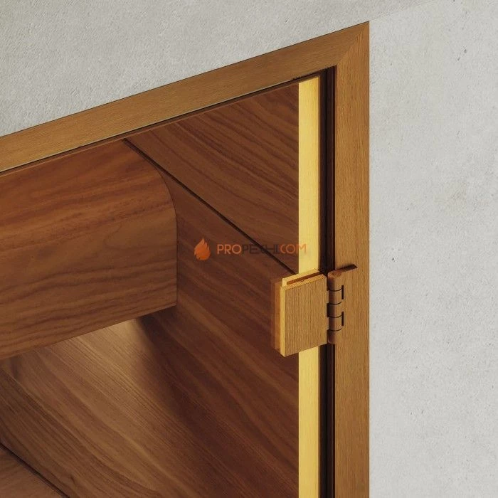 Дверь для хамама DoorWood АРТ Wood 12 Бронза, 1900x700 мм