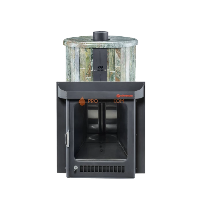 Дровяная печь для бани Ферингер Оптима До 28 м³ - Жадеит - наборные ламели