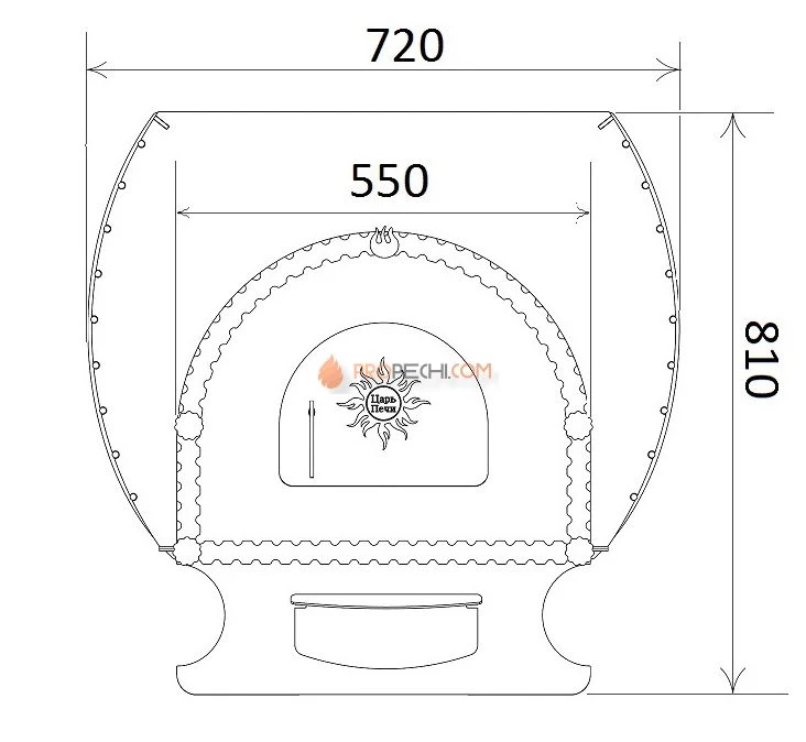 Банная печь Царь Печи Добрыня 2