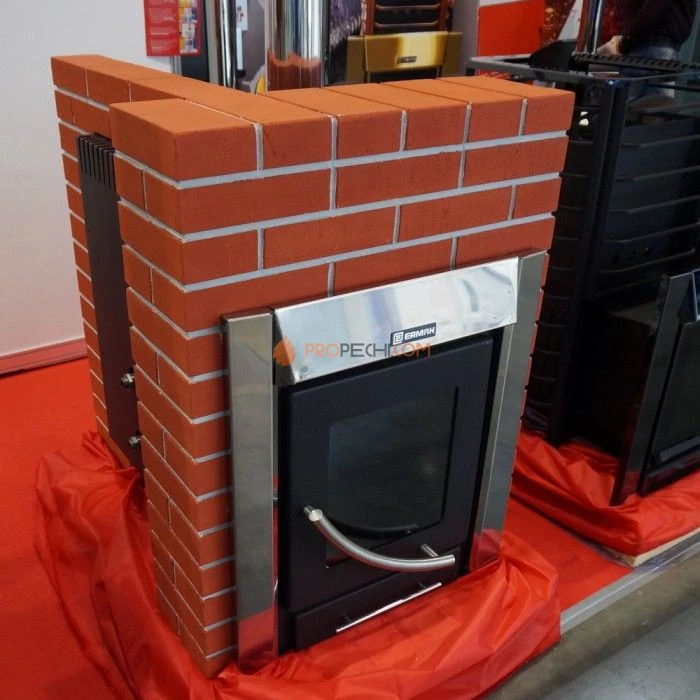 Дровяная печь для бани Ермак 3D