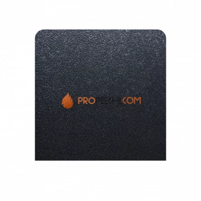 Лист притопочный стальной Ogner Прямой черный 1200x1200