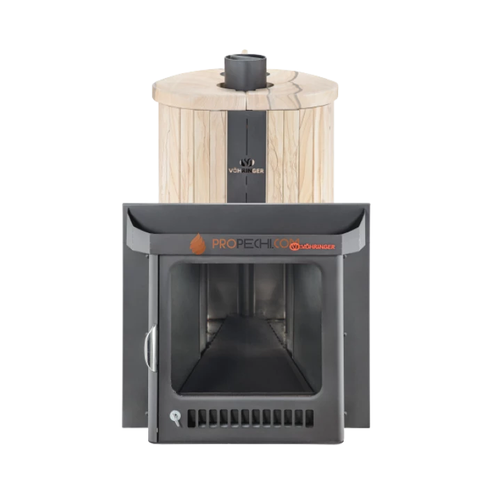 Дровяная печь для бани Ферингер Малютка До 18 м³ - Окаменевшее дерево цельный