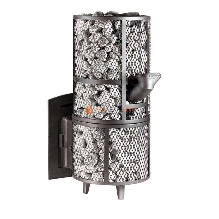 Чугунная печь для бани Атмосфера XXL Сетка нержавеющая