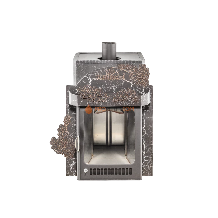 Дровяная печь для бани Ферингер Квадра в кожухе Дуб до 25 м³