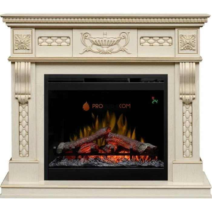 Каминокомплект Dimplex Corsica - Слоновая кость с патиной с очагом Symphony 26 inch DF2624L-INT