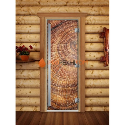 Дверь для бани DoorWood Престиж Фотопечать А049, 2000x800 мм