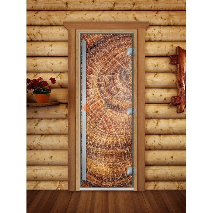 Дверь для бани DoorWood Престиж Фотопечать А049, 1900x700 мм