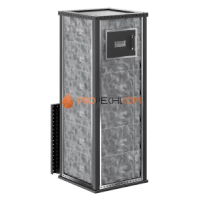 Дровяная печь для бани Klover RT 50-RV ( Талькомагнезит, Design 01 )