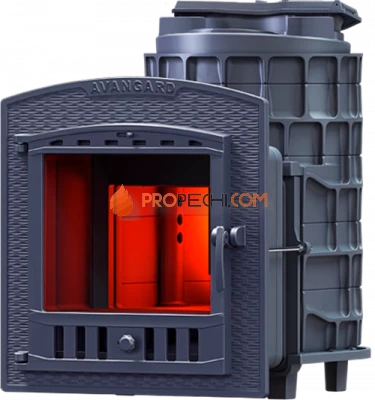 Чугунная банная печь Гефест Авангард ЗК 30 П2