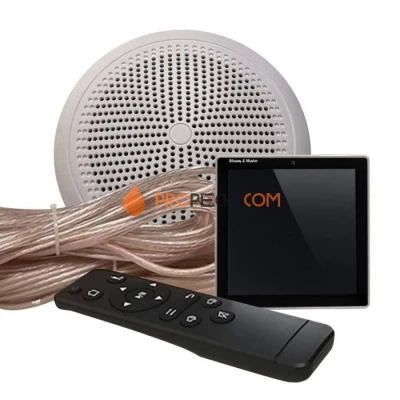 Комплект акустической системы встраиваемый SW-Sensor-1 Black (одна колонка, круг)