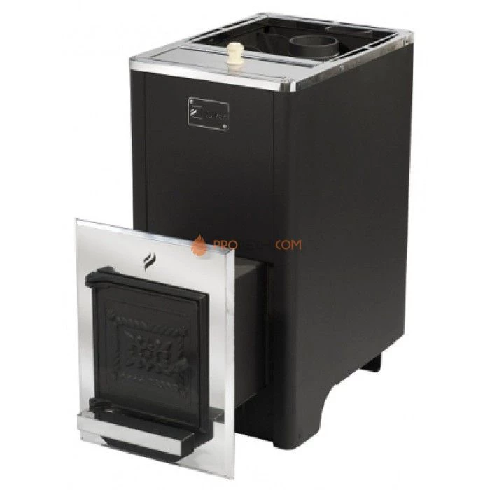 Дровяная печь для бани Вулкан Эльбрус 20 Чугун с баком