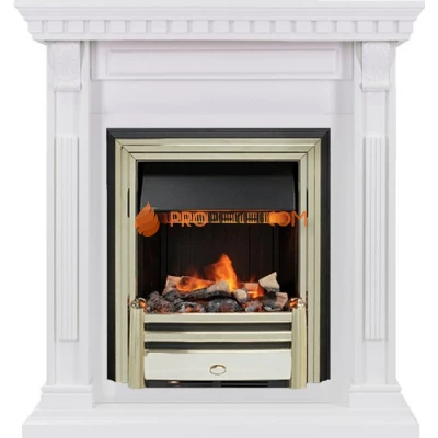 Каминокомплект Dimplex Orlean - Белый дуб с очагом Cavendish