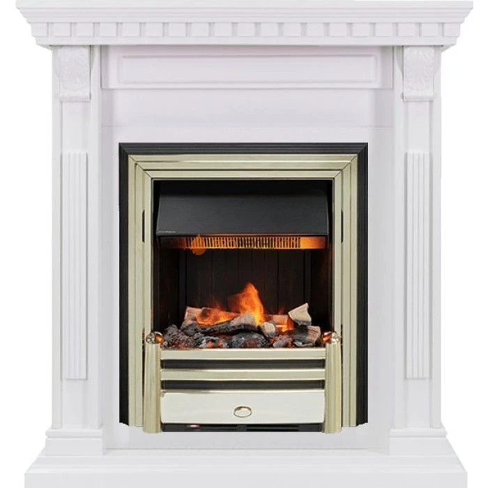 Каминокомплект Dimplex Orlean - Белый дуб с очагом Cavendish