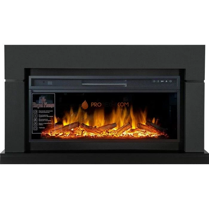 Каминокомплект Royal Flame Lindos Graphite Grey (Ширина 1470мм) с очагом Vision 42 LOG LED