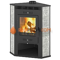 Печь-камин ASTON 11 кВт угловой (талькохлорит)