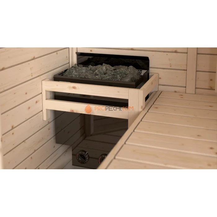 Электрическая печь SAWO NORDEX NRN-45NB-BL-Z-C 4.5 кВт (со встроенным пультом), черная