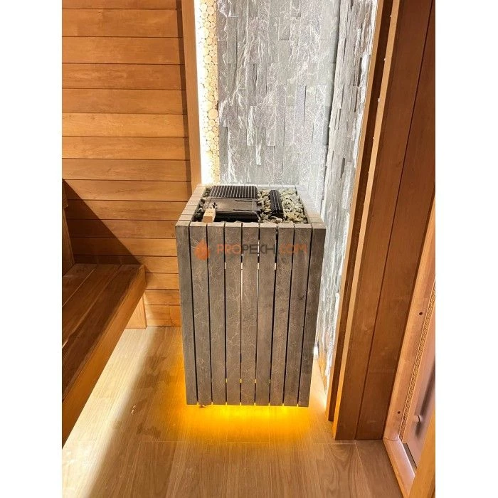 Электрическая печь Инжкомцентр ВВД ПАРиЖАР Футурус 14 кВт / 380 В (серпентинит Бархат), паротермальная