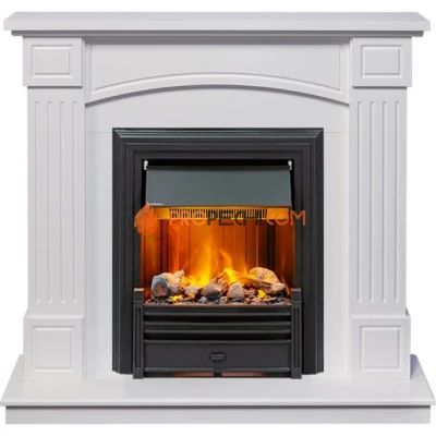 Каминокомплект Dimplex Boston - Белый (Высота 925см) с очагом Brookline Black