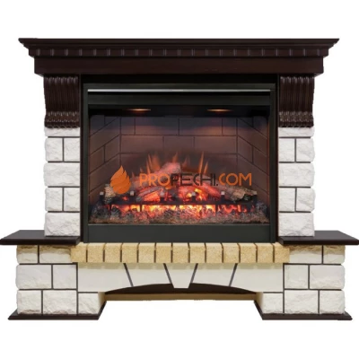 Каминокомплект Dimplex Pierre Luxe - Венге / Белый с очагом Symphony 26 inch DF2608-INT