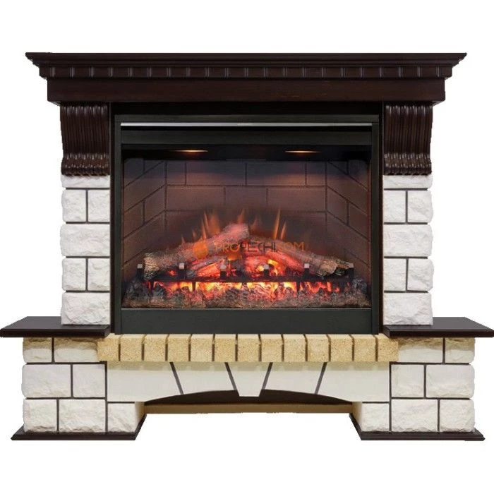 Каминокомплект Dimplex Pierre Luxe - Венге / Белый с очагом Symphony 26 inch DF2608-INT