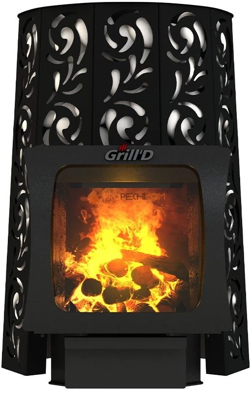 Банная печь Grill'D Violet Long Window Max