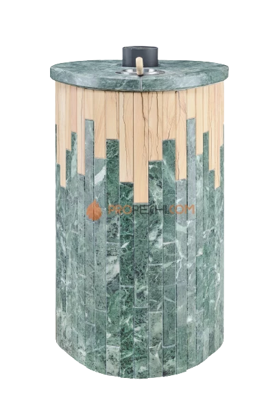 Банная печь Ферингер Малютка Змеевик + "Окаменевшее дерево"