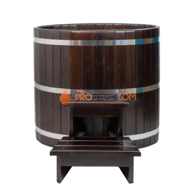 Купель круглая НКЗ OPTIMA из кедра, диаметр 180 см, высота 120 см