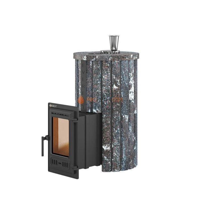 Чугунная печь для бани Эверест Steam Master 24 Ламель Амфиболит, S-20