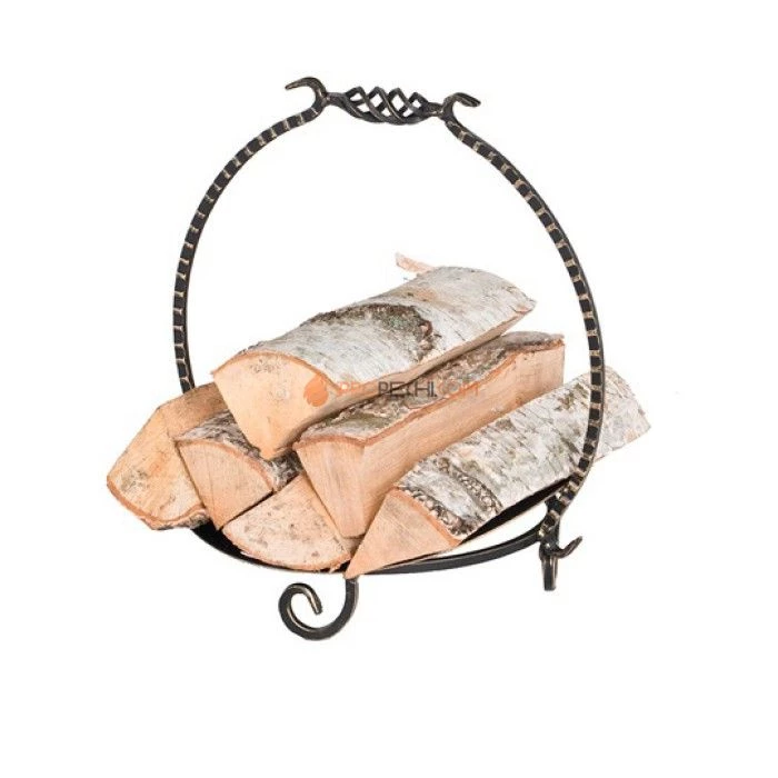 Дровница Везувий Кованая D140B бронза