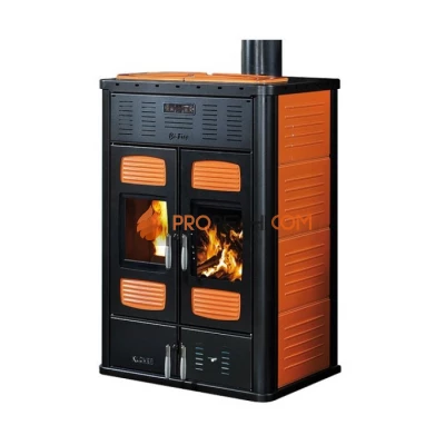 Отопительная печь Klover BI-FIRE (охра)