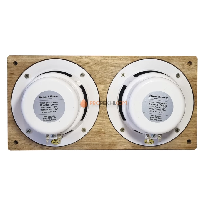 Комплект акустической системы встраиваемый SW 1 Gold ECO Wood, двойной Прямоугольник (две колонки)