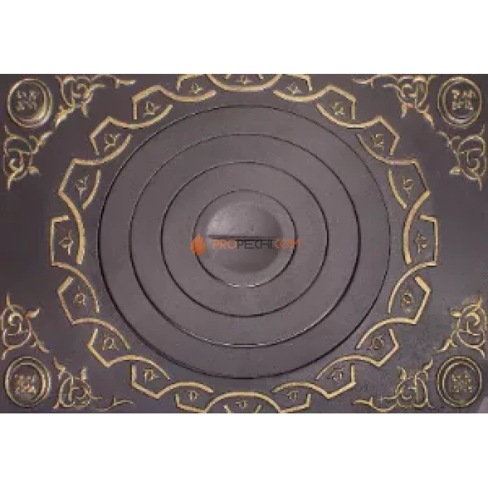 Плита под казан Гефест 01 705х530 ф400 с патиной