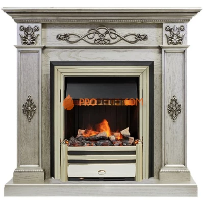 Каминокомплект Dimplex Derby - Old silver с очагом Cavendish