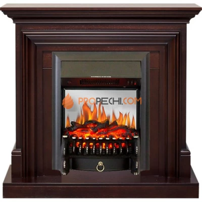 Каминокомплект Royal Flame Bradford - Темный дуб с очагом Fobos FX M Black