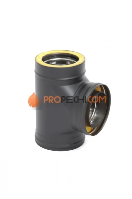 Тройник Термо 87* ТРТ-Р 430-0.8/430 D115/200 Black