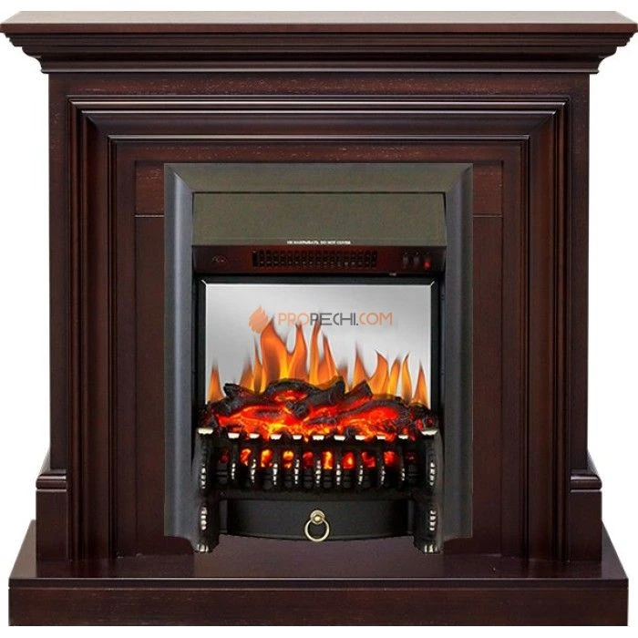 Каминокомплект Royal Flame Bradford - Темный дуб с очагом Fobos FX M Black