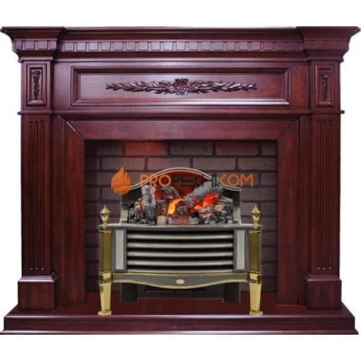 Каминокомплект Dimplex Luxemburg - Темная вишня с очагом Rothesay